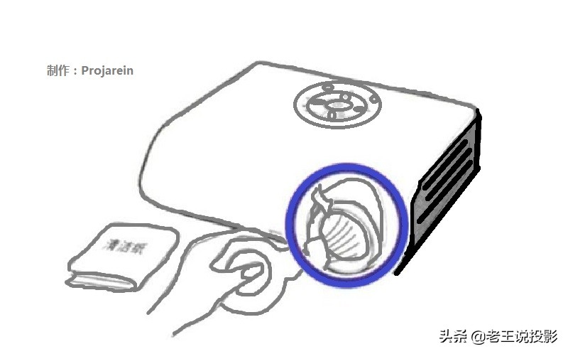 投影仪镜头脏了怎么解决,投影仪内镜头脏了用什么擦干净