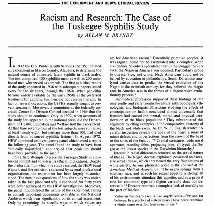 100年过去了，欧美凭什么还想堂而皇之在非洲搞人体实验？