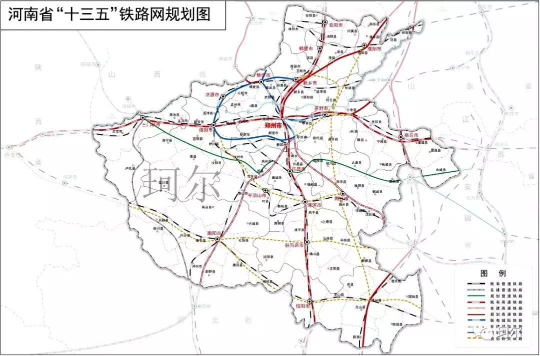 连霍高速郑州段最新规划图,郑州连霍高速北移最新地图