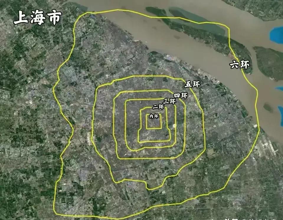 地级市和北京六环的发展对比,北京5环和广州外环面积对比