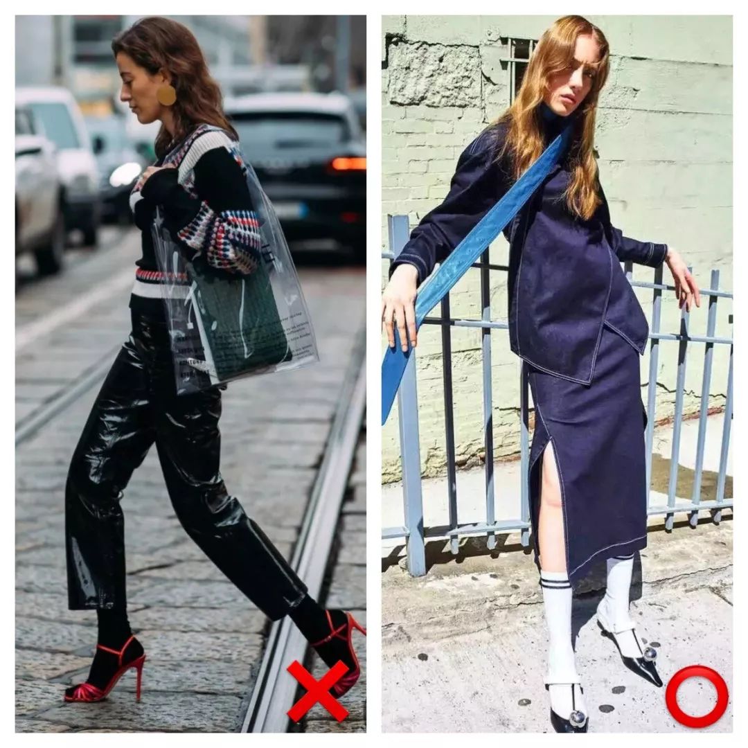 时尚穿搭袜子这样穿时髦又好看,花边袜子怎么穿时髦