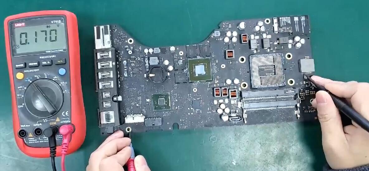 a1418苹果一体机主板维修,a1418一体机不开机