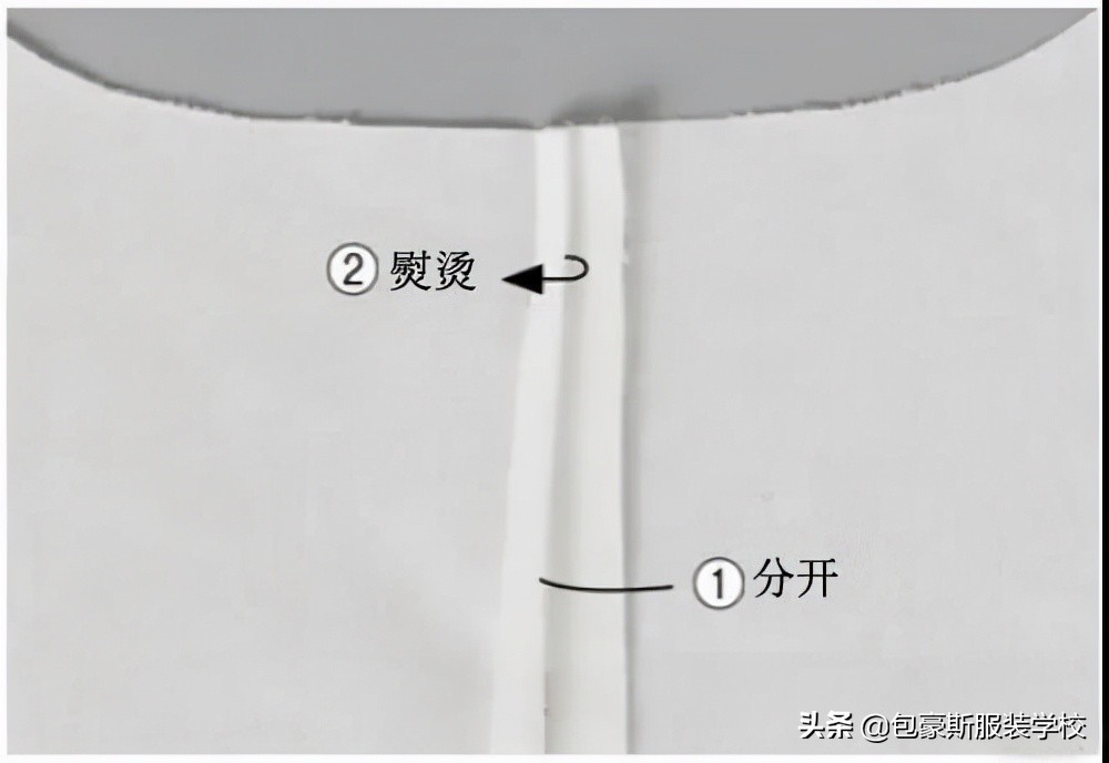 前后双面系带围裙效果附图纸,宝宝前后双面系带围裙