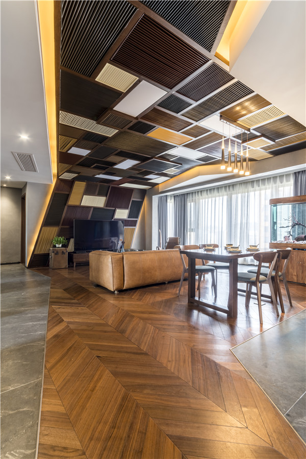 140平米空间设计,现代极简风小户型装修一镜到底