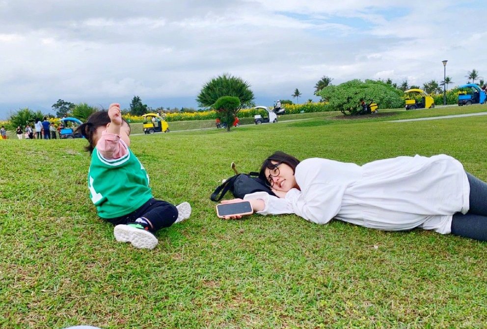 谢依霖二胎产后的照片,谢依霖产前产后