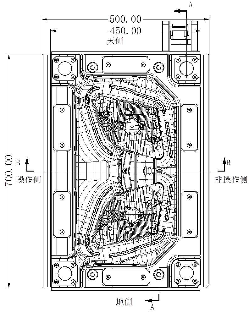 车灯前照灯反射镜模具,汽车前灯底壳模具及试模后效果