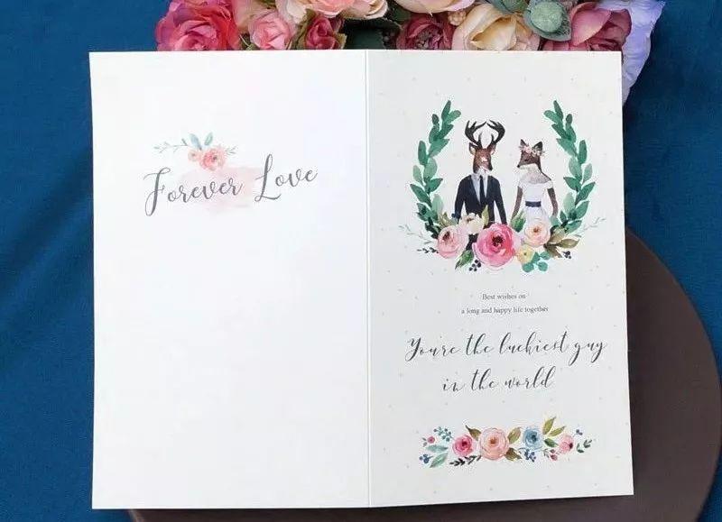 独特大气的婚礼请柬,简单高级婚礼请柬模板