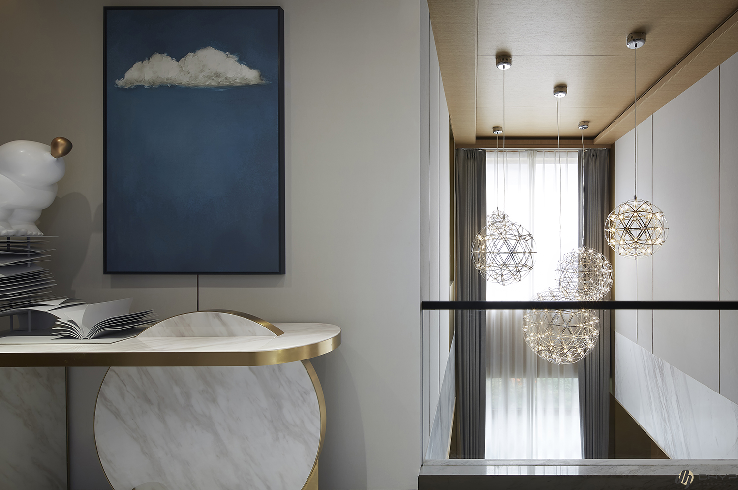 450平别墅简约轻奢风格,450平别墅装修现代轻奢