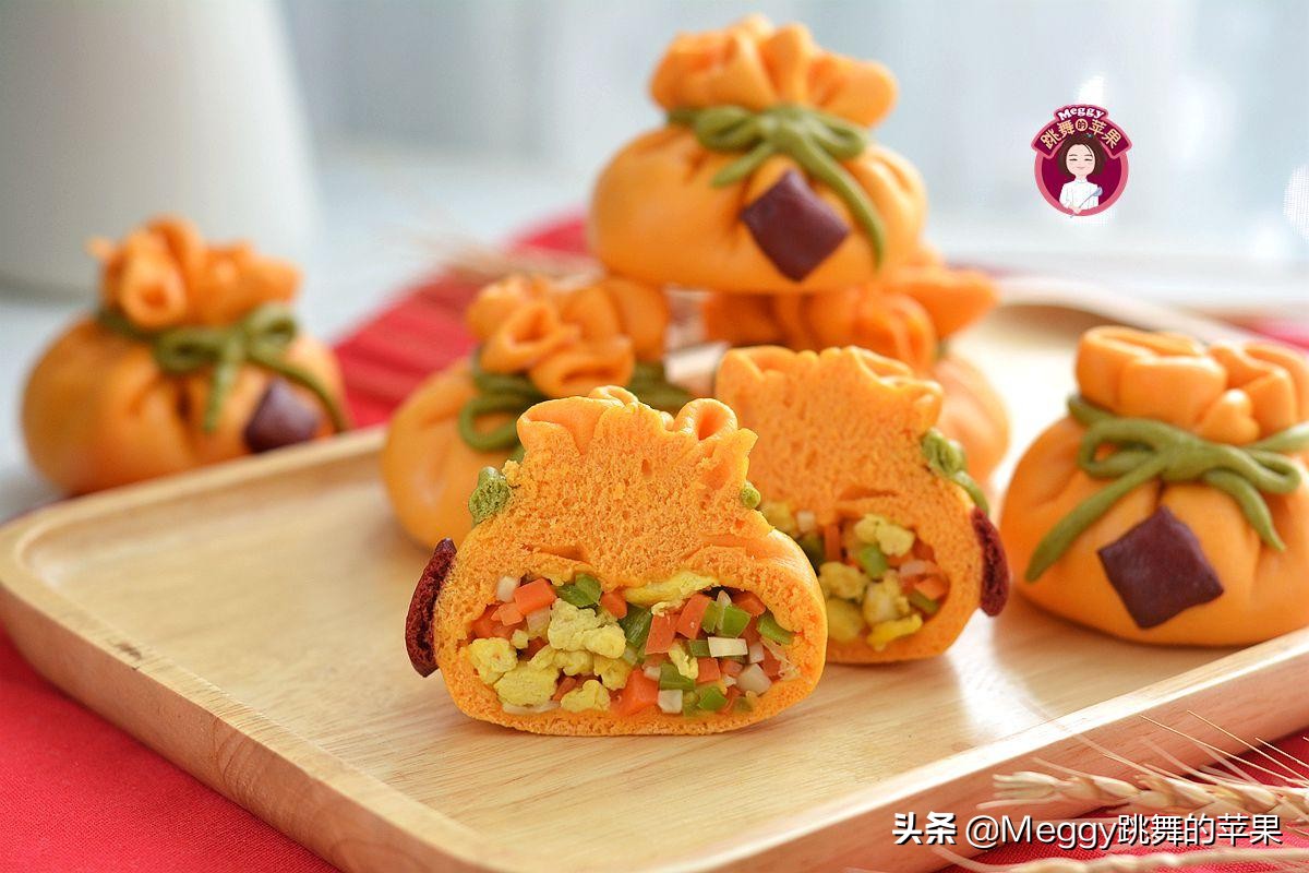 包子一次性醒发视频,福袋大包子的包法