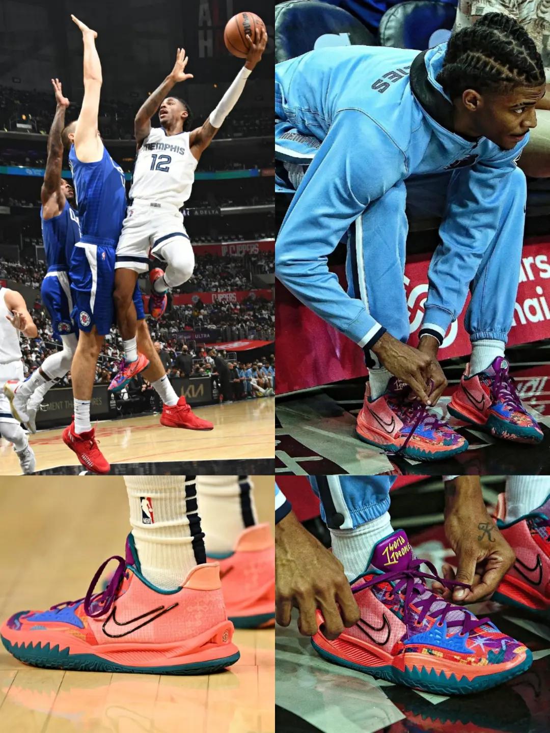 欧文nike莫兰特,欧文更新个人logo耐克