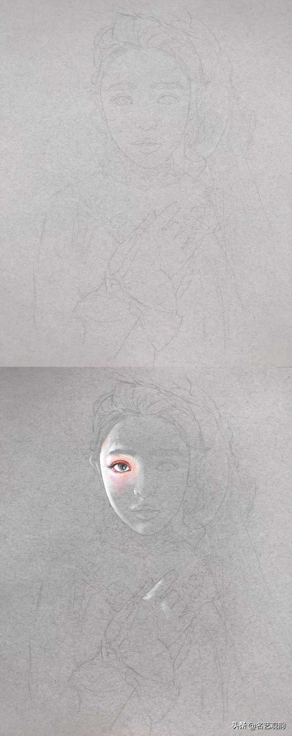 如何用彩铅画女天使男恶魔,用彩铅画动漫人物天使恶魔