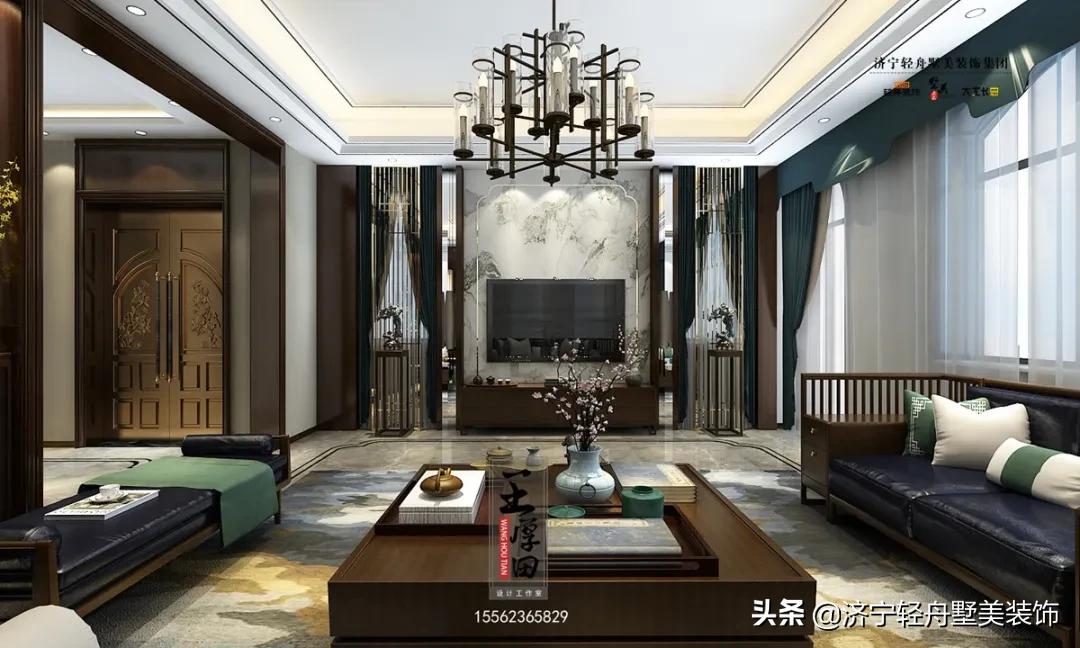 刘老师新中式装修设计方案,新中式装修设计别墅