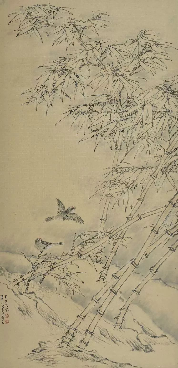 素朴的一花一草、精巧的一鸟一雀