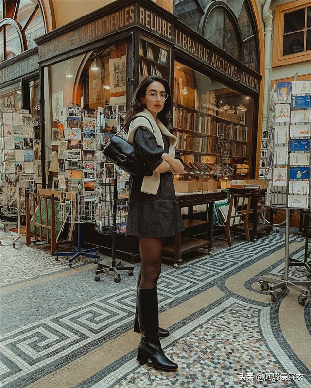 小个子穿“过膝靴”有多美？显高是其一、洋气是其二，美出新高度