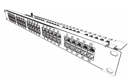 50口语音配线架,电话配线架特点