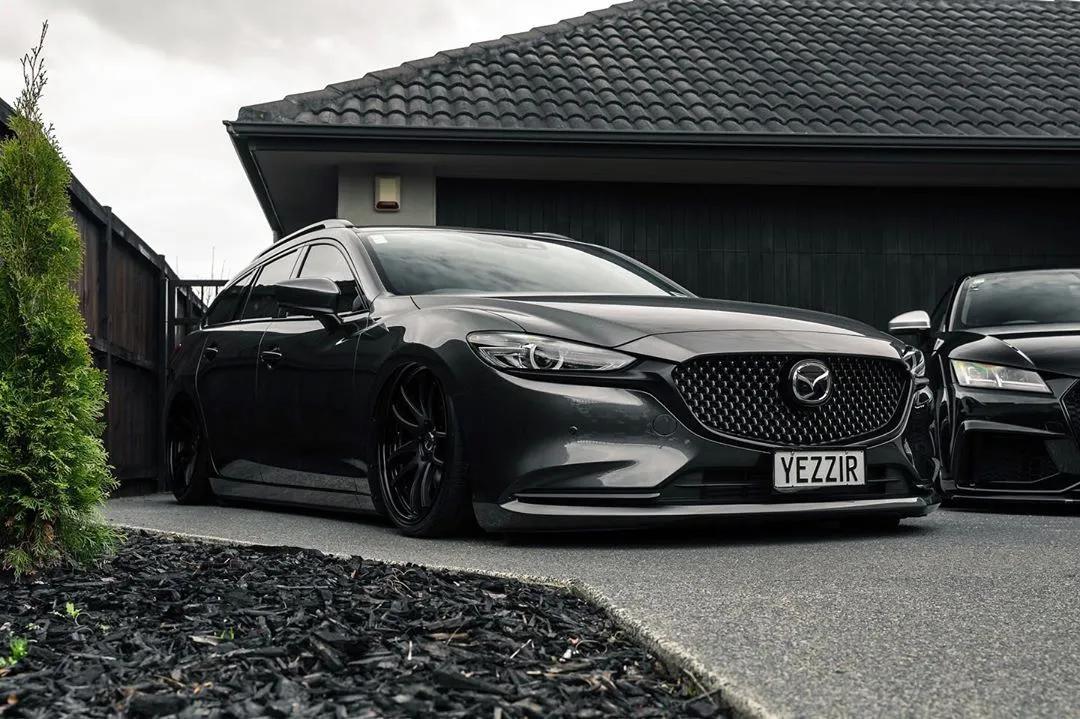 阿特兹轮毂改装案例,马自达阿特兹改装案例