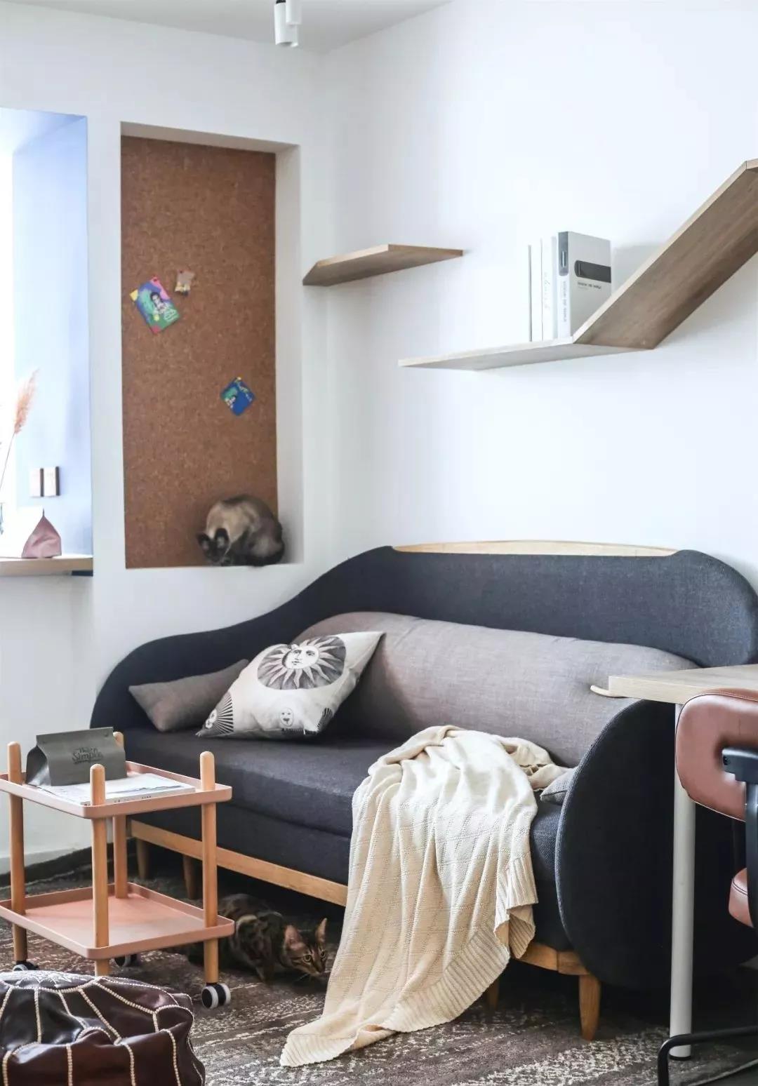 48平小户型一厨一卫,超强收纳小户型