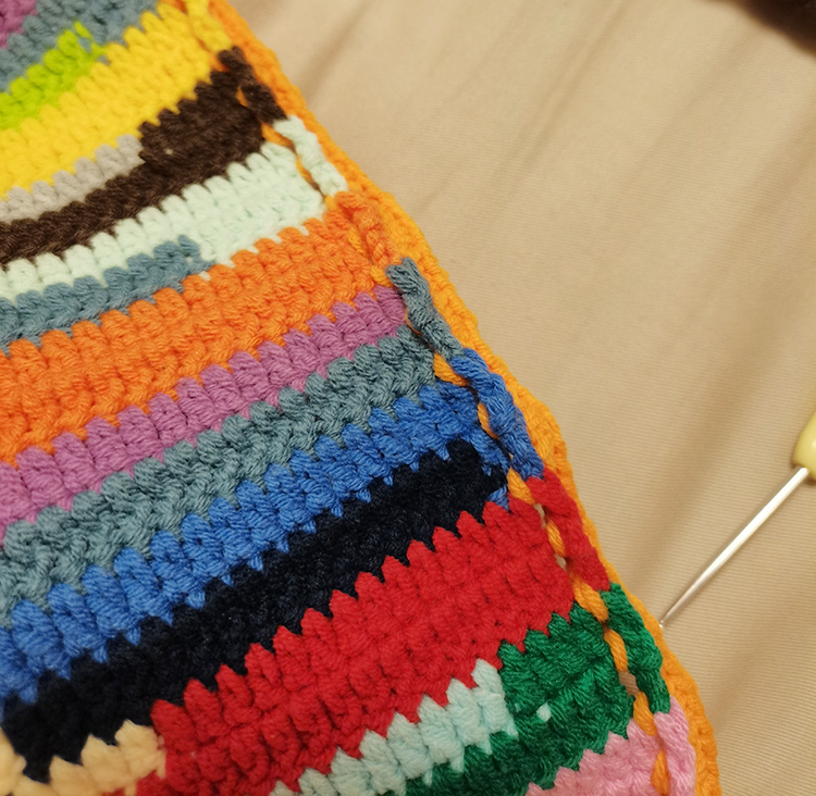 零线头的小包包的钩法,零线头可以钩什么