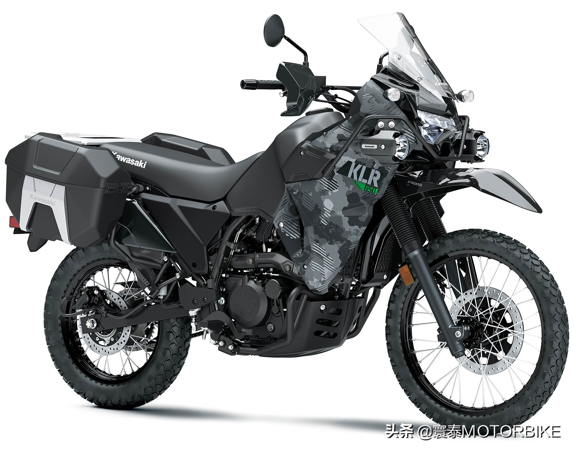 川崎KLR650“重装”回归！成为大单缸拉力车阵中一枝独秀