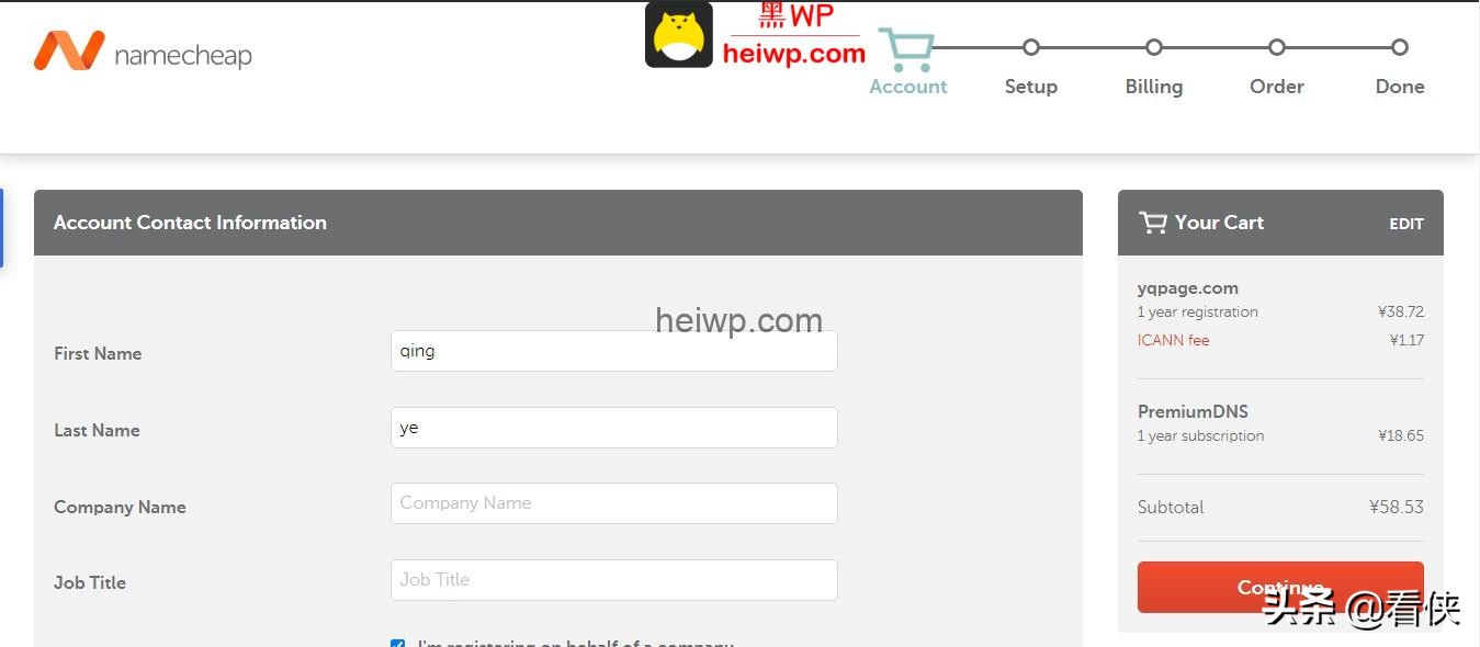 如何在namecheap上购买域名,namecheap怎么解析二级域名