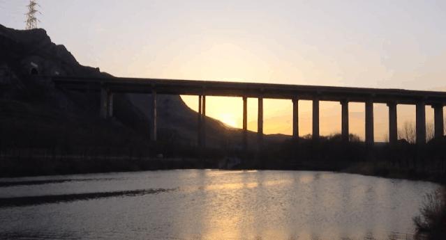 张家口市洋河河道,洋河风景