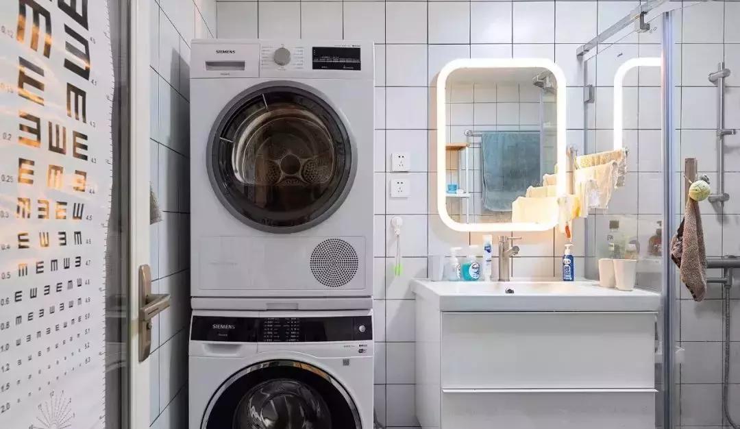 阳台放洗衣机装修效果图,装修洗衣机放阳台还是卫生间