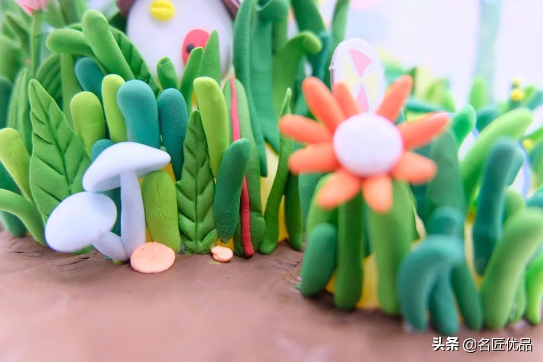 手工黏土花的世界,走进大自然手工粘土