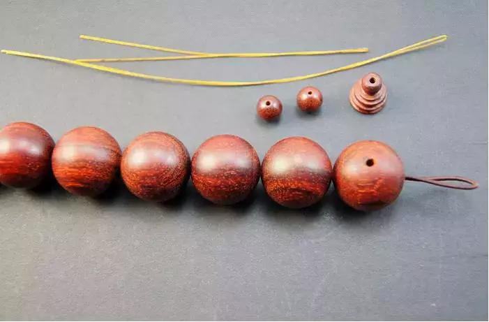 手串穿珠子打结教程慢动作简单,单绳穿珠子打结方法图解