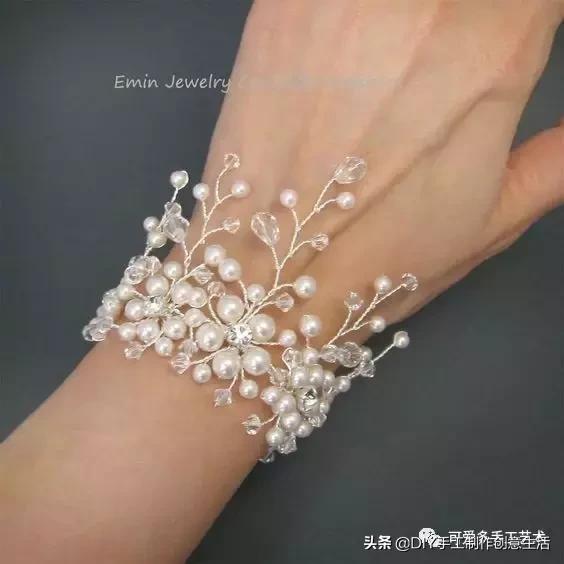 用珠子穿出漂亮的手链和项链花样,复古珠子手链教程