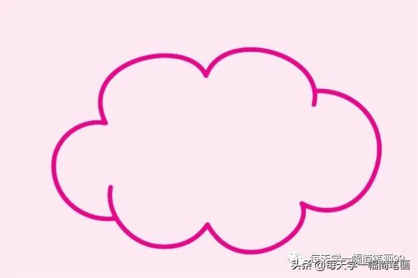 各种各样的云朵幼儿简笔画,简笔画云朵涂什么颜色好看