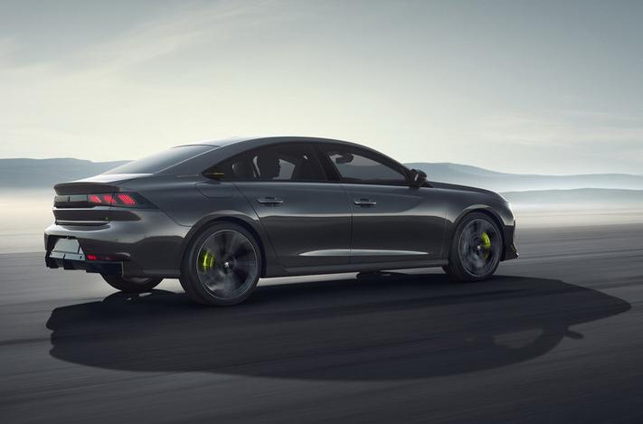 最强标致508亮相!4.3秒破百,无框车门+1.6T混动发动机真给力