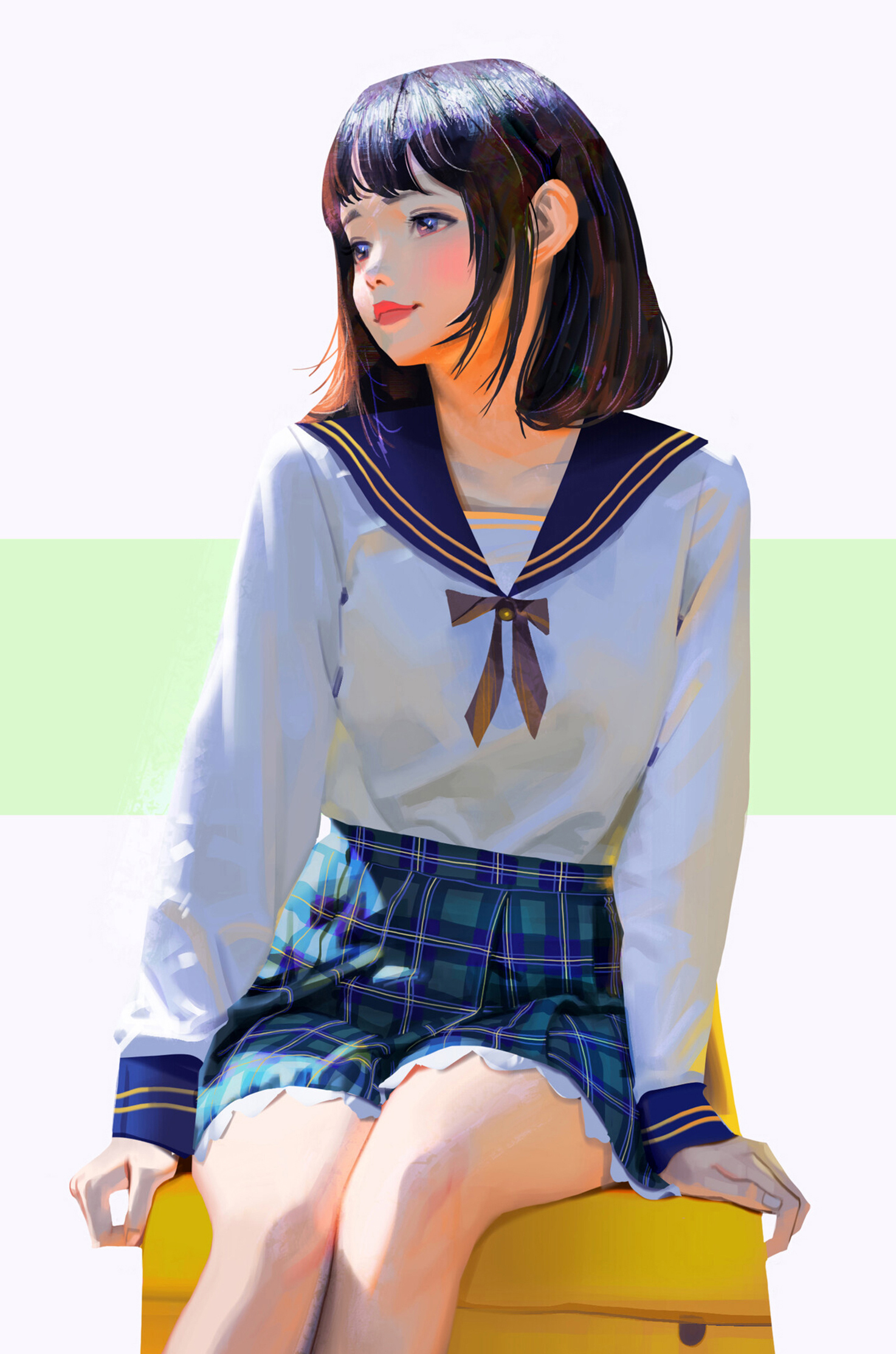 服饰穿搭小插画,30幅插画和你探讨如何时尚穿搭