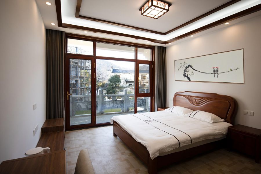 安徽太平湖民宿钓鱼,安徽异域风格民宿效果图