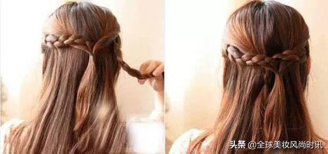 简单易学的编发教程一看就会,儿童编发步骤简单