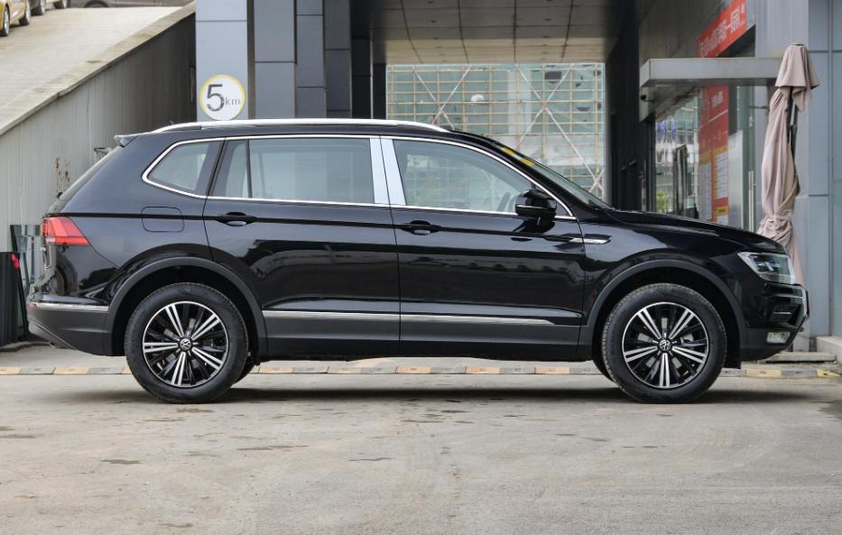 2020款途观l的尺寸轴距,大众途观l2021款4米30长白色