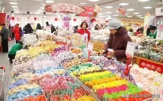 超市食品陈列摆放效果图,超市休闲食品创意陈列图片