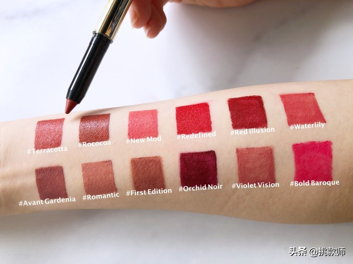 mac唇膏2022春季新品,阿玛尼挚爱唇膏201试色