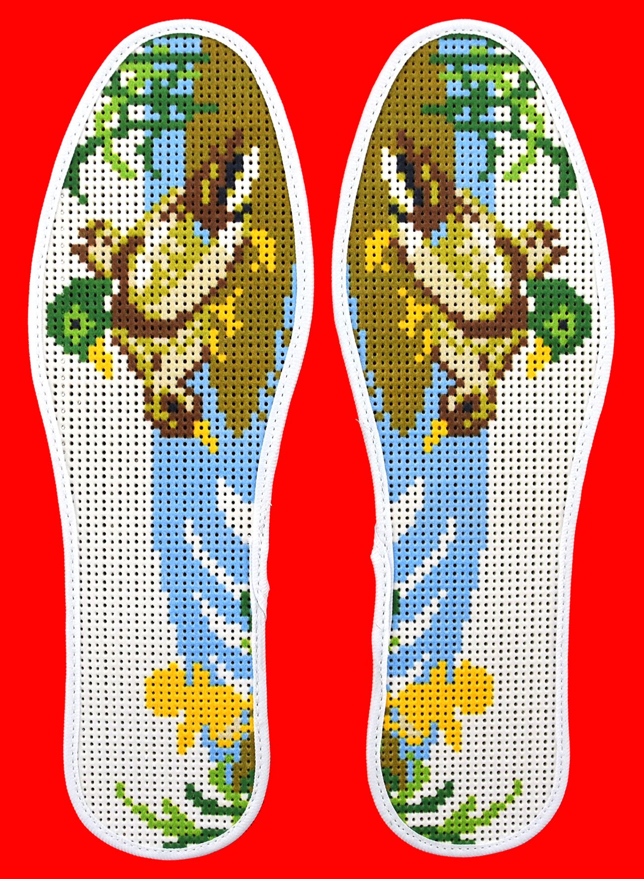 少见的手工鞋垫,手工鞋垫花样清晰图