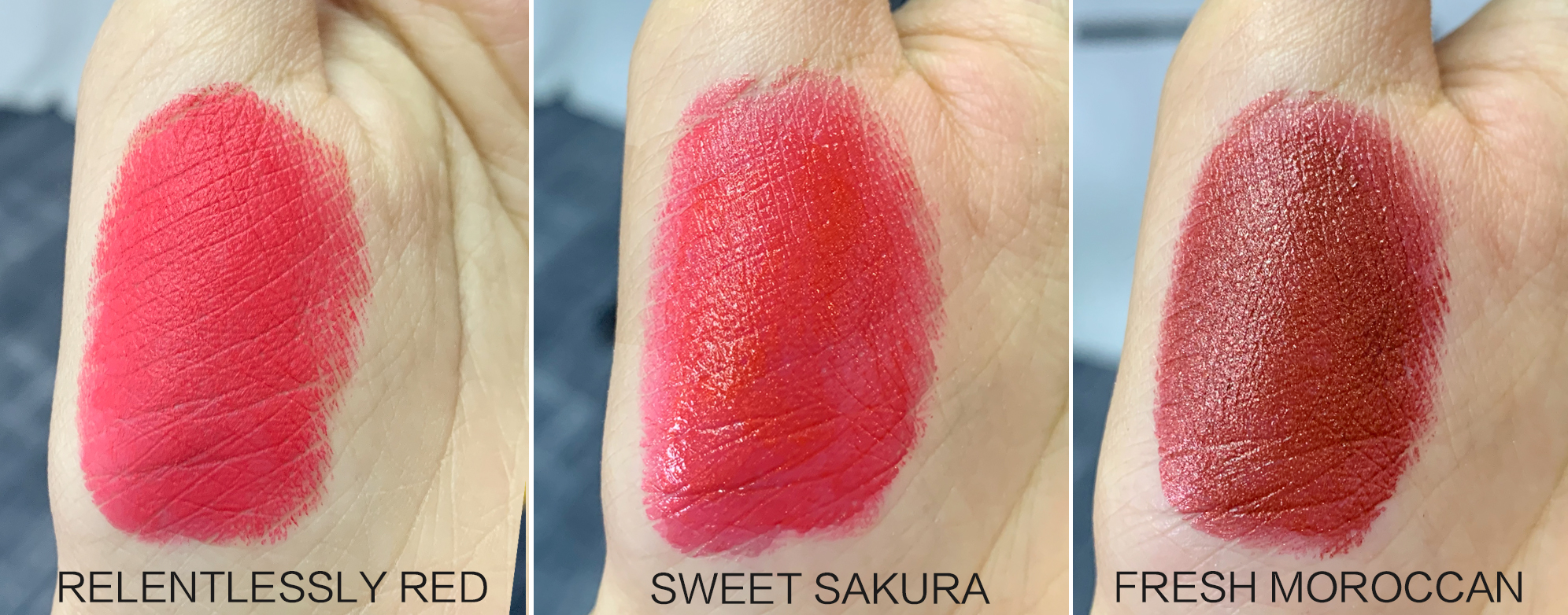 mac口红试色合集,mac口红真人试色