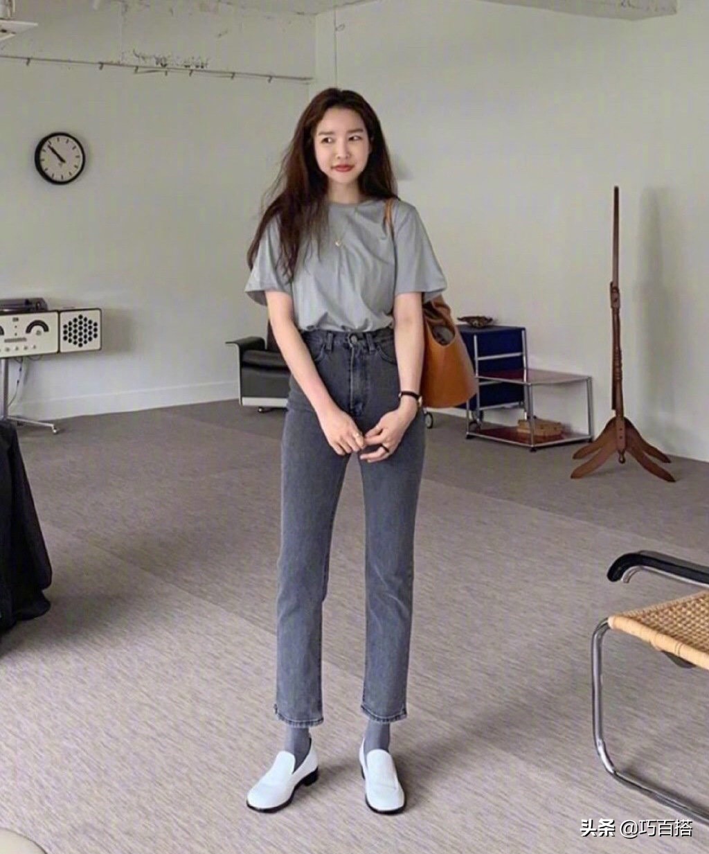 穿搭初秋这样穿不输韩国小姐姐,韩系穿搭秋季高级格子内搭