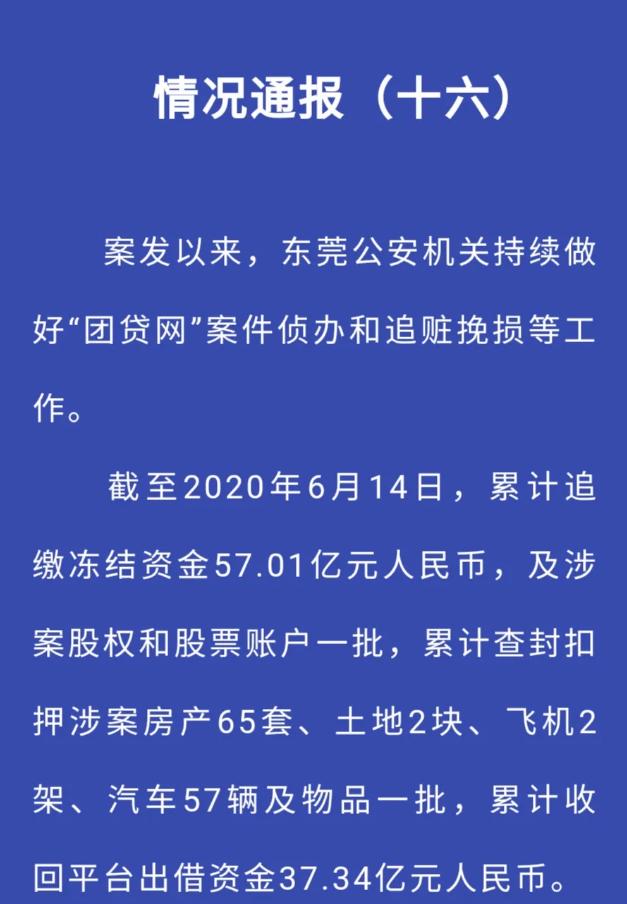 团贷网累计收回平台出借资金37亿，近2万人逃废债被上报征信