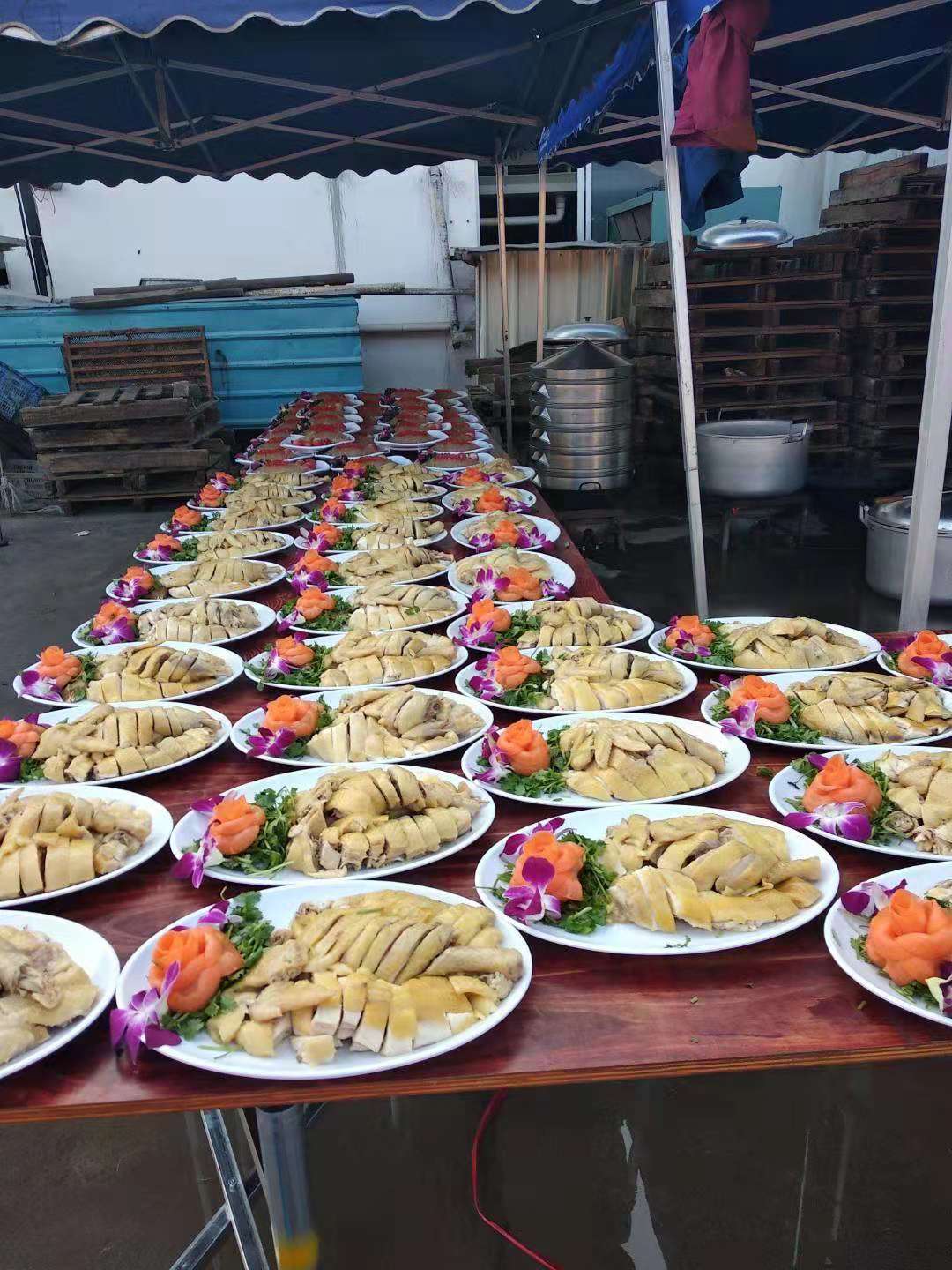 梅菜扣肉粉蒸肉宴席,白切鸡拼梅菜扣肉饭