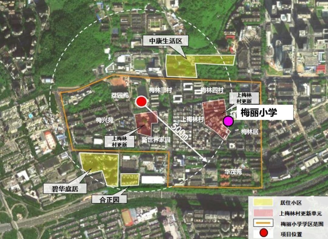 深圳福田上梅林旧改,深圳上梅林京基旧改