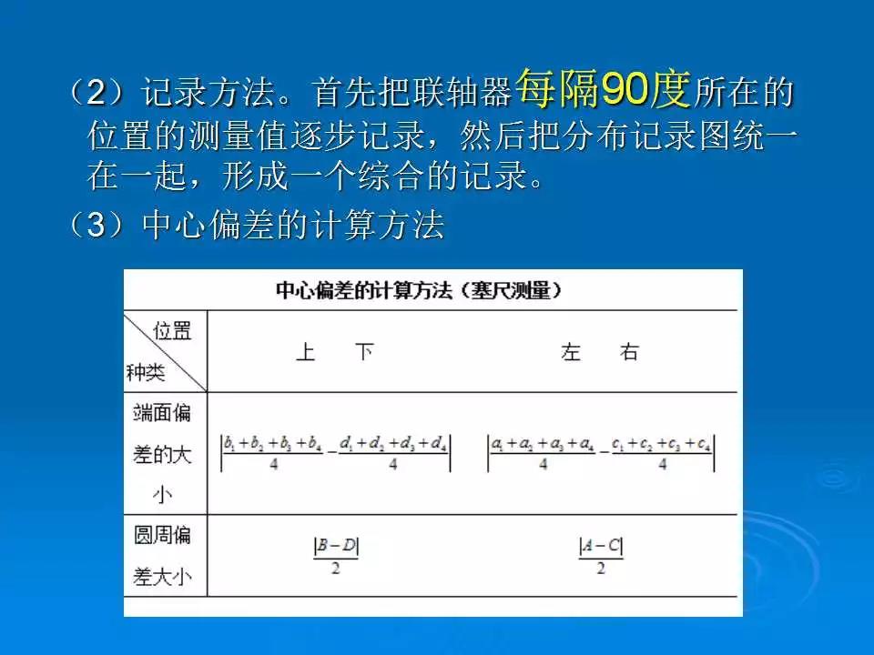 联轴器找正怎么样填写数据,联轴器找正及调整测量数据