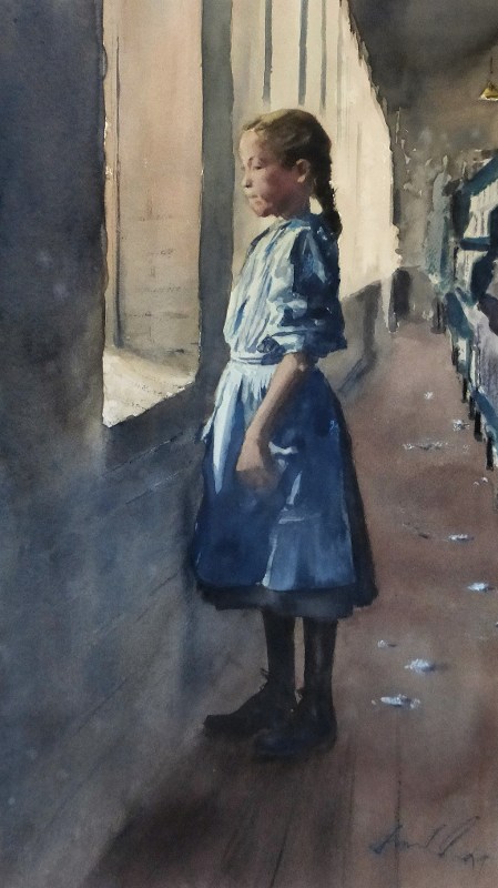 艺术家的水彩风景画,德国水彩油画艺术欣赏