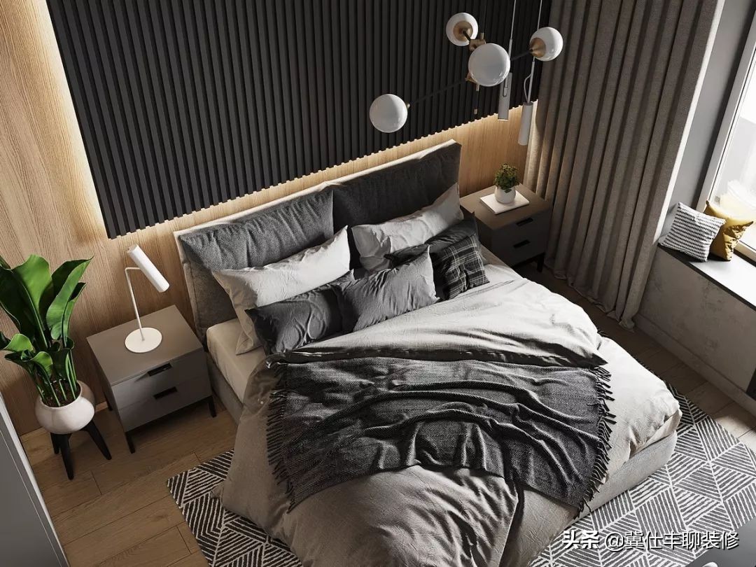 全屋仿大理石护墙板装修效果图,轻奢护墙板大理石漆