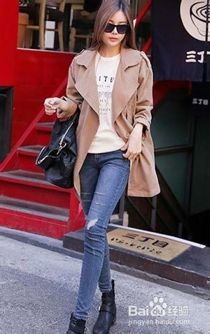 韩国立领驼色大衣,韩国驼色大衣穿搭女秋冬