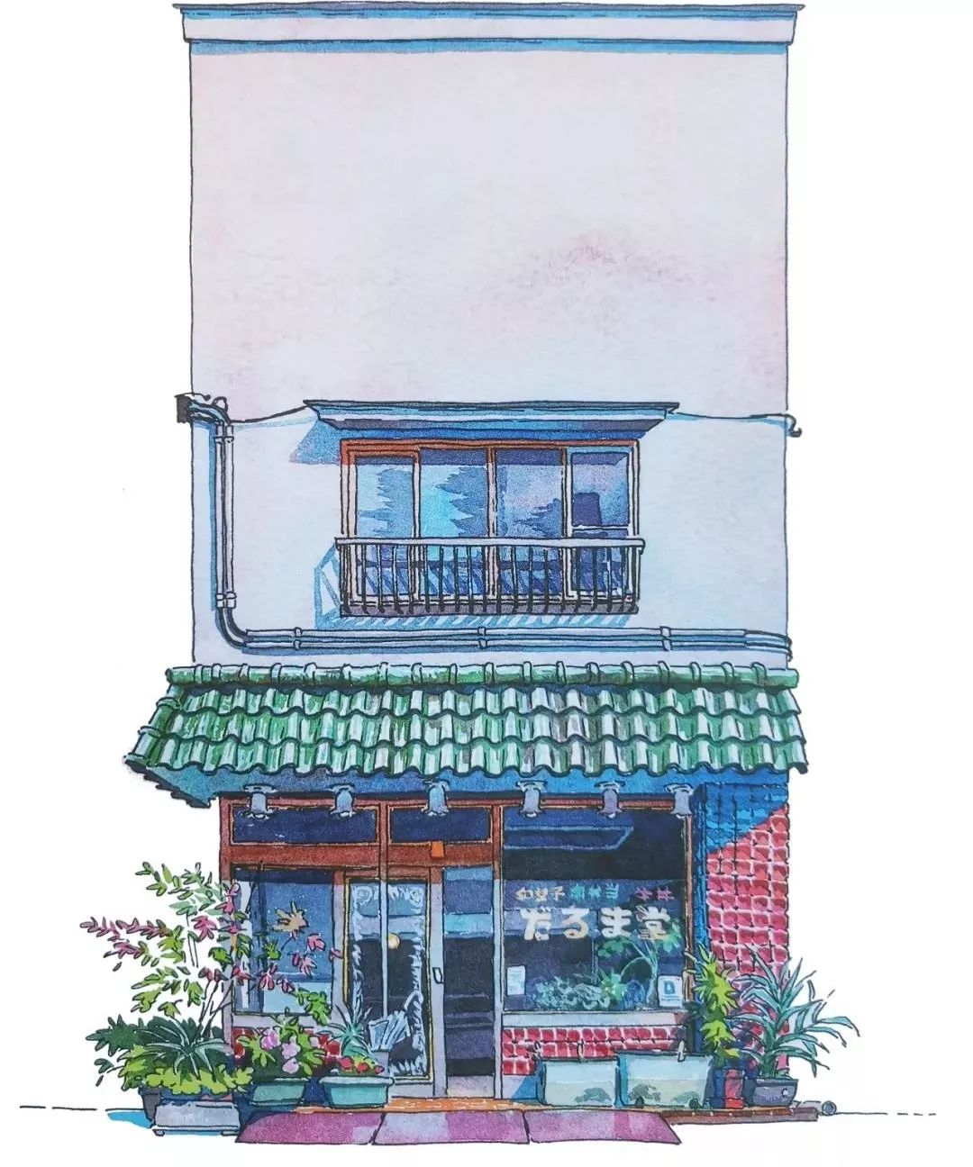 天气之子中唯美画面的水彩画 (天气之子中唯美画面水彩画)