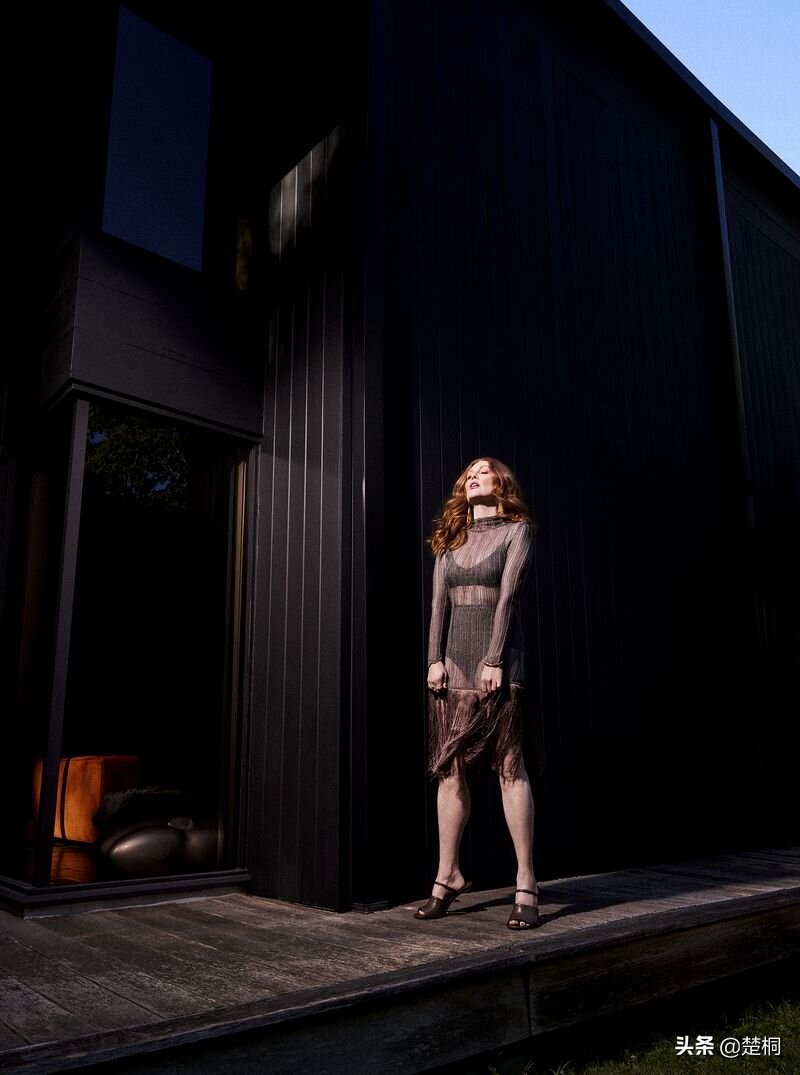 美国影星朱丽安·摩尔，9月《C》杂志访谈摄影