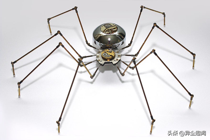 创意废旧零件铁艺雕塑,100种金属工艺品图片大全